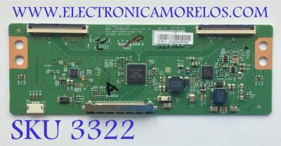 T-CON PARA TV SHARP / NUMERO DE PARTE 6871L-3210D / 6870C-0438A / 3210D / PANEL TPT315B5-EUJFFE REV:S1C / MODELO LC-32LB261U